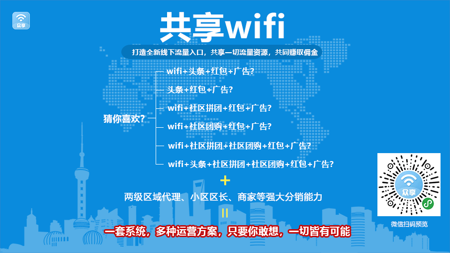 WiFi分销多开版v5.0.0+小程序前端（模块版）