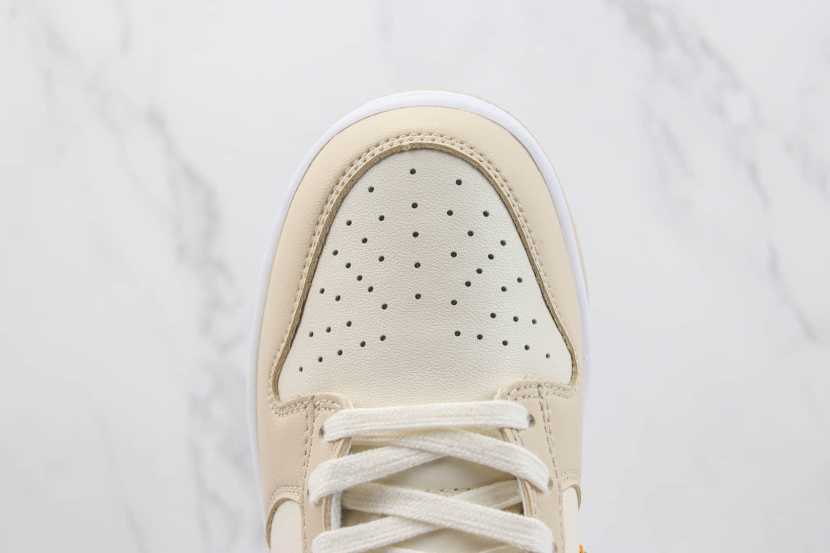 耐克Nike Dunk Low “Light Tan”纯原版本低帮Dunk深浅象牙拼色板鞋 莆田耐克货源 货号:FQ6869-131