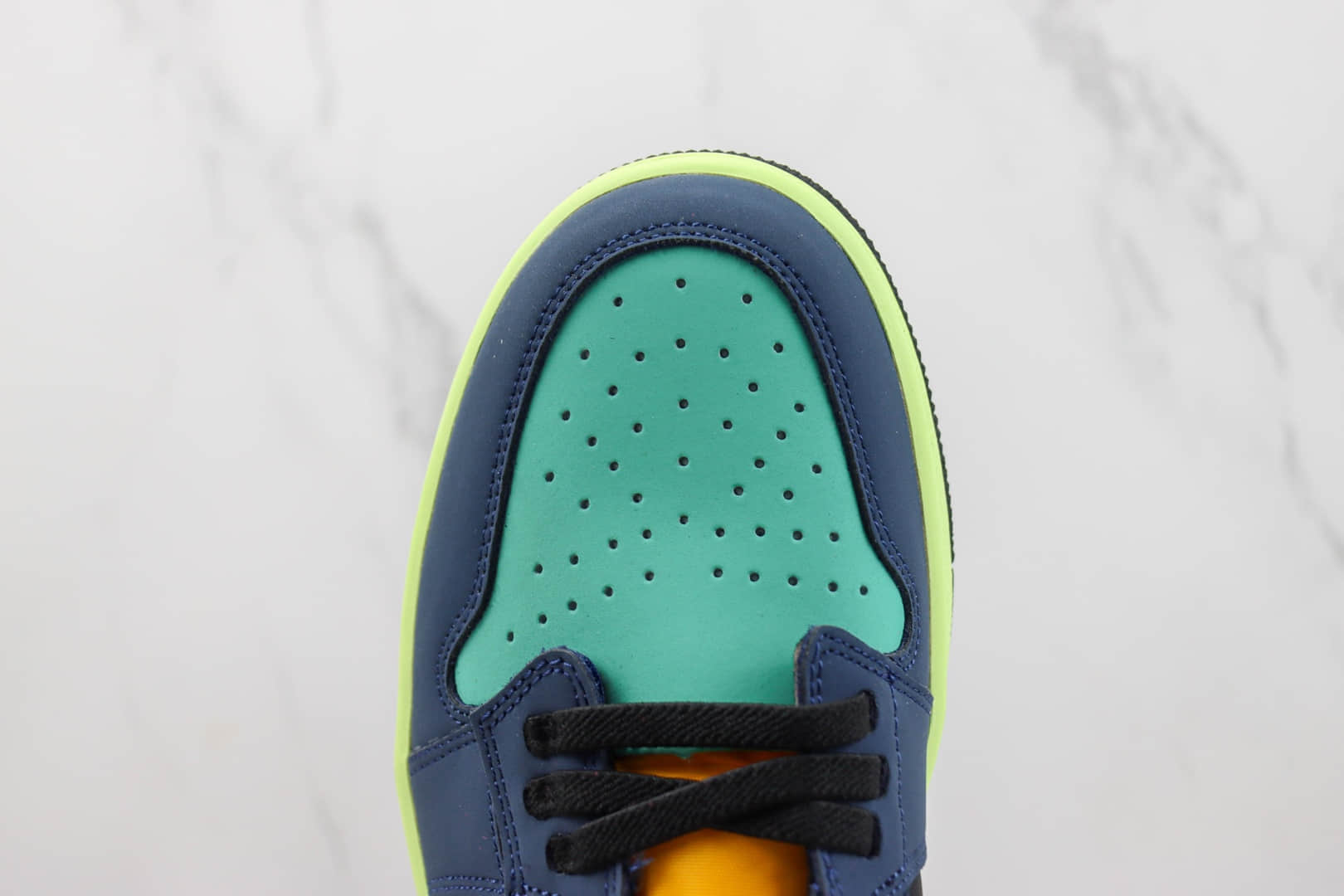 乔丹Air Jordan 1 Low FlyEase “Bio Hack”纯原版本低帮AJ1拉链款彩色拼接板鞋 莆田复刻鞋货源 货号:DM1206-201