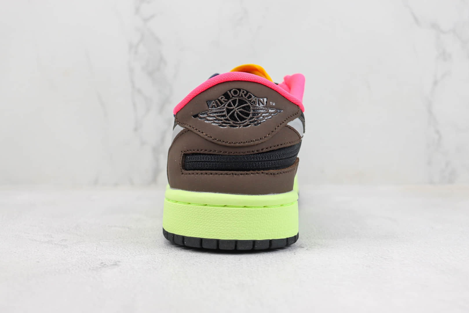 乔丹Air Jordan 1 Low FlyEase “Bio Hack”纯原版本低帮AJ1拉链款彩色拼接板鞋 莆田复刻鞋货源 货号:DM1206-201