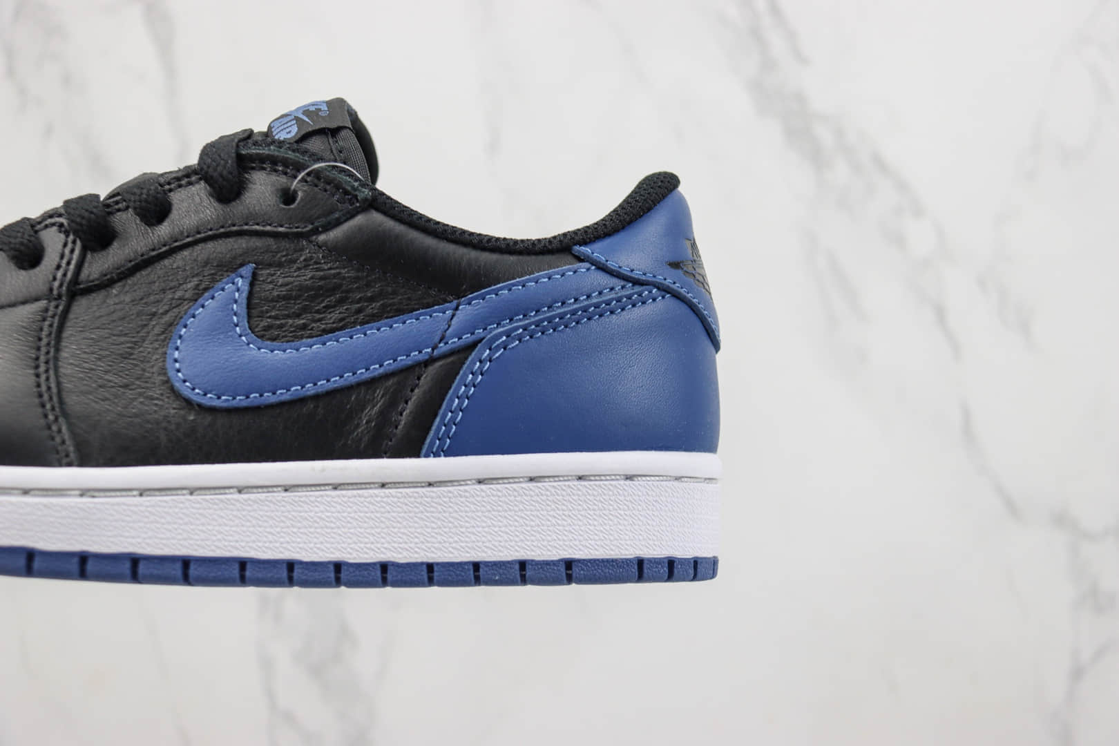 乔丹Air Jordan 1 Low纯原版本低帮AJ1黑蓝色篮球鞋 莆田天花板AJ1系列 货号:CZ0775-041