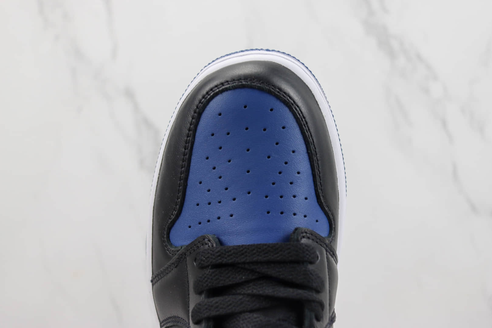 乔丹Air Jordan 1 Low纯原版本低帮AJ1黑蓝色篮球鞋 莆田天花板AJ1系列 货号:CZ0775-041