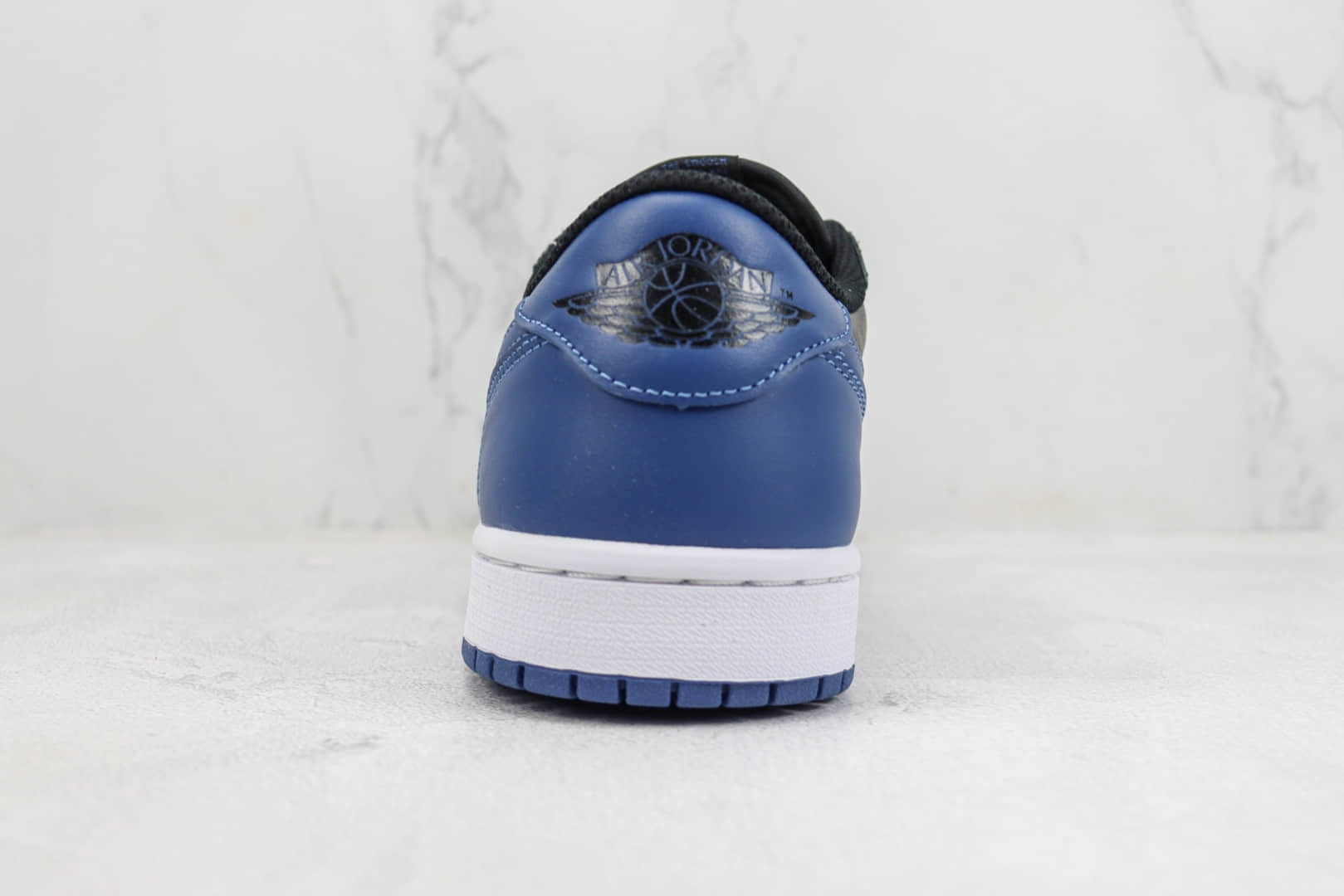 乔丹Air Jordan 1 Low纯原版本低帮AJ1黑蓝色篮球鞋 莆田天花板AJ1系列 货号:CZ0775-041