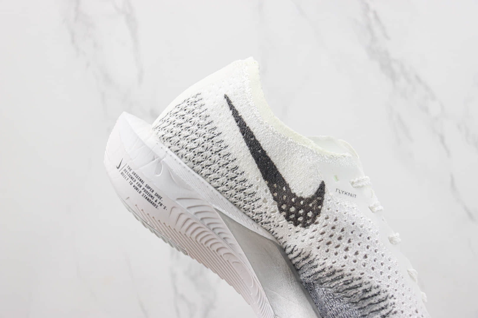 耐克Nike ZoomX Vaporfly NEXT% 3纯原版本破2白灰色专业马拉松超轻缓震跑鞋 莆田耐克货源 货号:DV4129-100