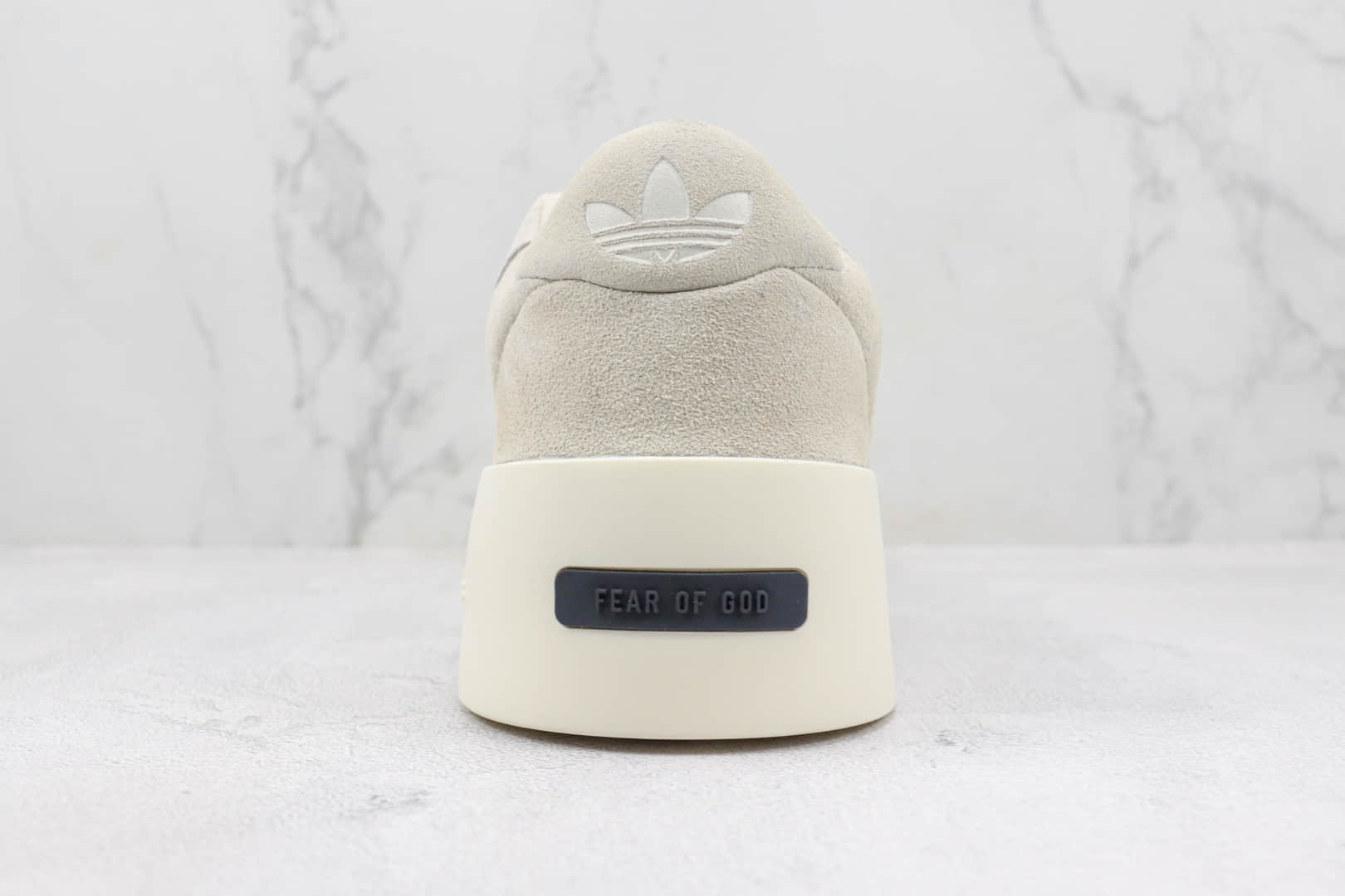 阿迪达斯FEAR OF GOD FOG x adidas Athletics 86 Lo纯原版本FOG联名浅灰色复古厚底增高板鞋 莆田阿迪达斯货源 货号:IE6215