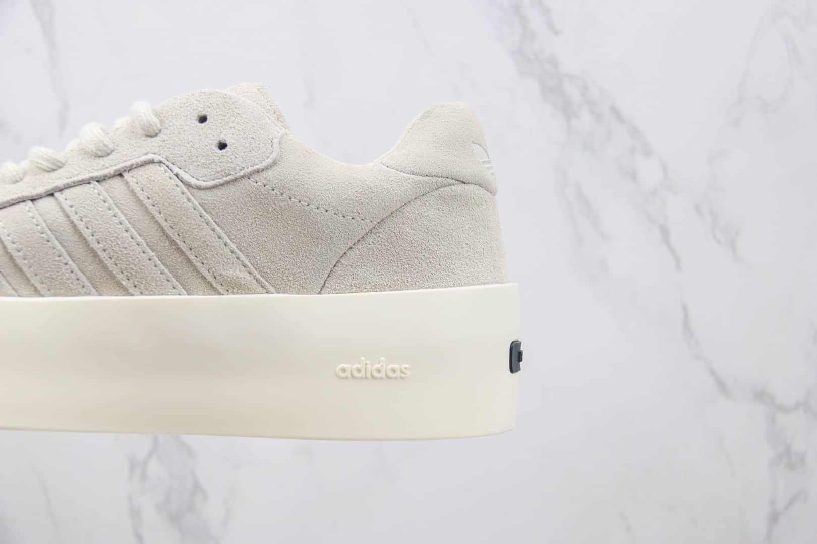 阿迪达斯FEAR OF GOD FOG x adidas Athletics 86 Lo纯原版本FOG联名浅灰色复古厚底增高板鞋 莆田阿迪达斯货源 货号:IE6215