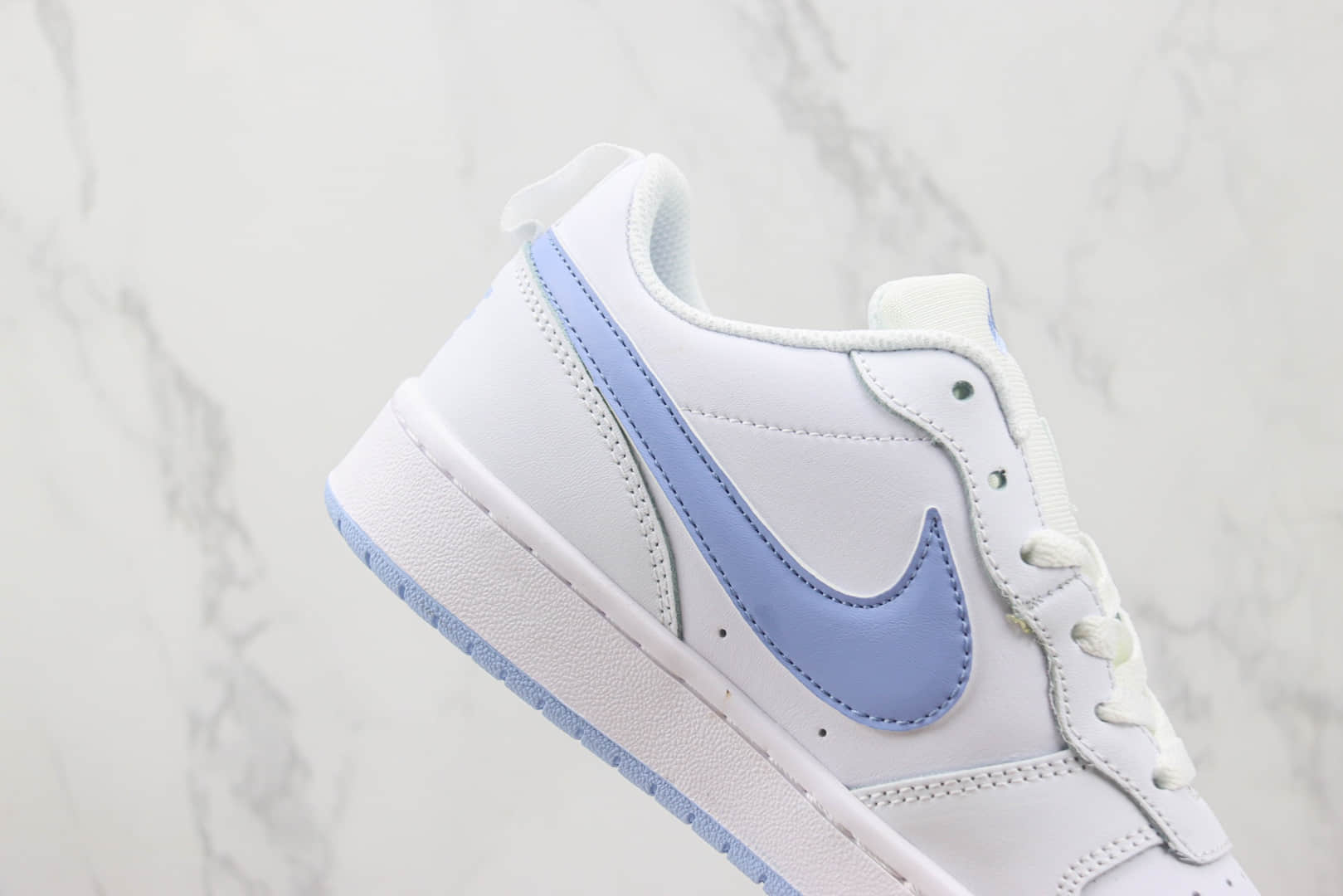 耐克Nike Court Borough Low 2纯原版本白蓝色板鞋 莆田耐克工厂 货号:DV5456-103