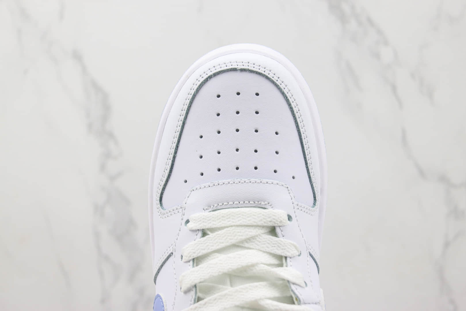 耐克Nike Court Borough Low 2纯原版本白蓝色板鞋 莆田耐克工厂 货号:DV5456-103