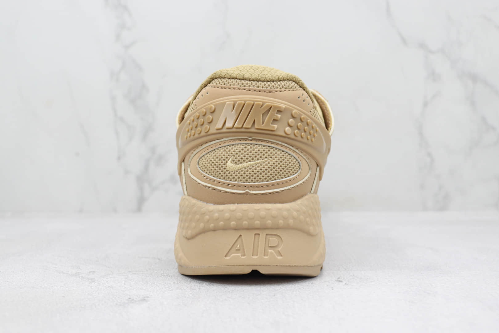 耐克Nike Air Huarache Runner纯原版本华莱士12代卡其色复古跑鞋 莆田耐克工厂 货号:DZ3306-200