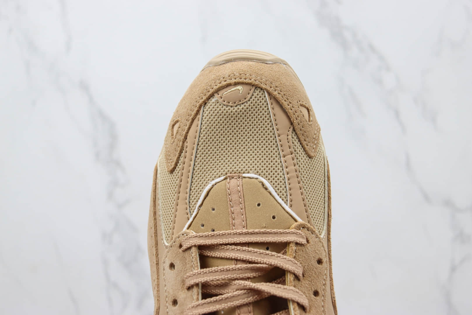 耐克Nike Air Huarache Runner纯原版本华莱士12代卡其色复古跑鞋 莆田耐克工厂 货号:DZ3306-200