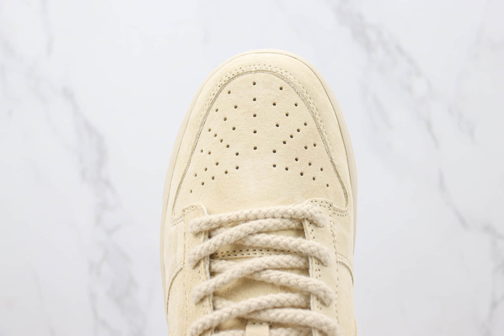 耐克Supreme x Nike SB Dunk Low纯原版本低帮SB Dunk联名Supreme驼色麂皮板鞋 莆田耐克工厂 货号:FC1688-122
