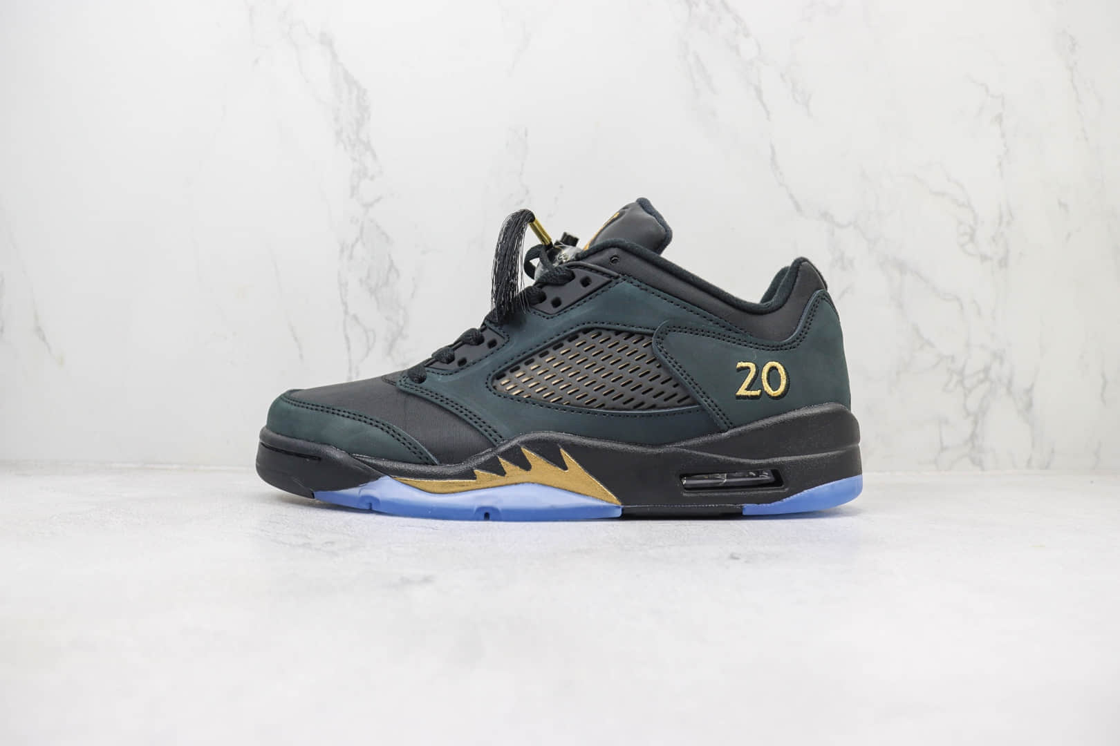 乔丹Air Jordan 5 Low纯原版本低帮AJ5黑金篮球鞋 莆田AJ货源 (ID:100542) - 图片1