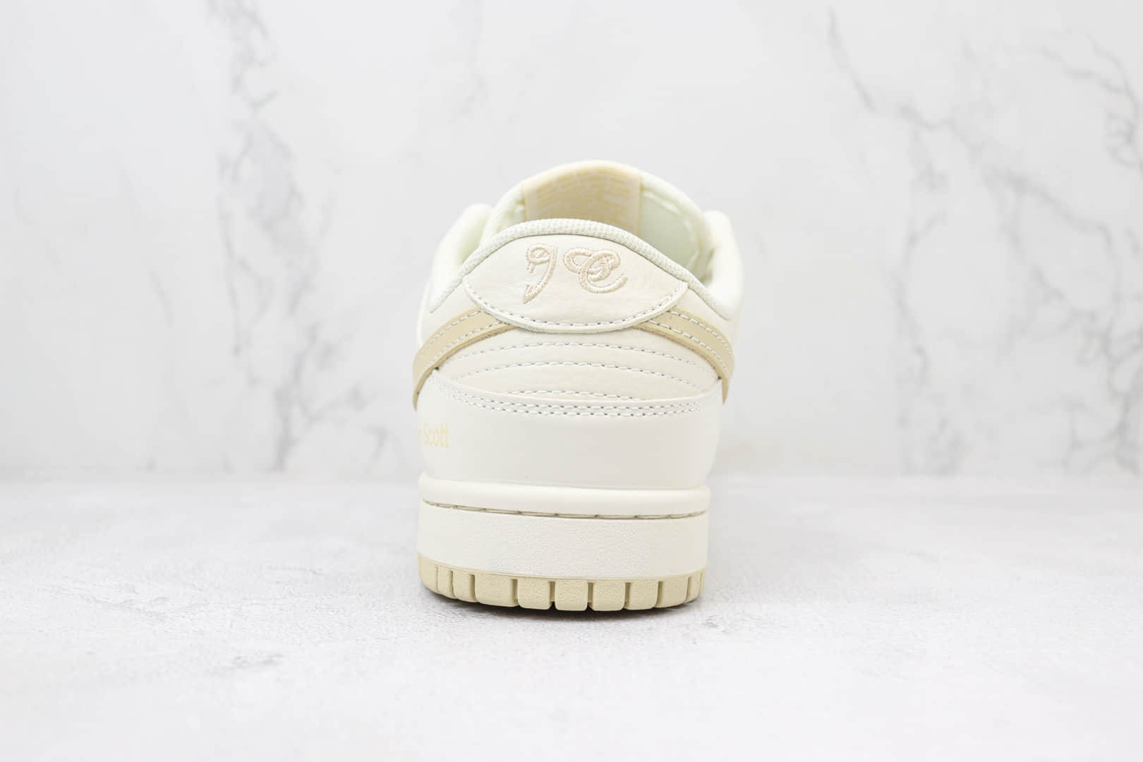 耐克Nike SB Dunk Low纯原版本TS联名SB Dunk米白卡其帆布低帮板鞋 莆田耐克代理 货号:DD1391-133