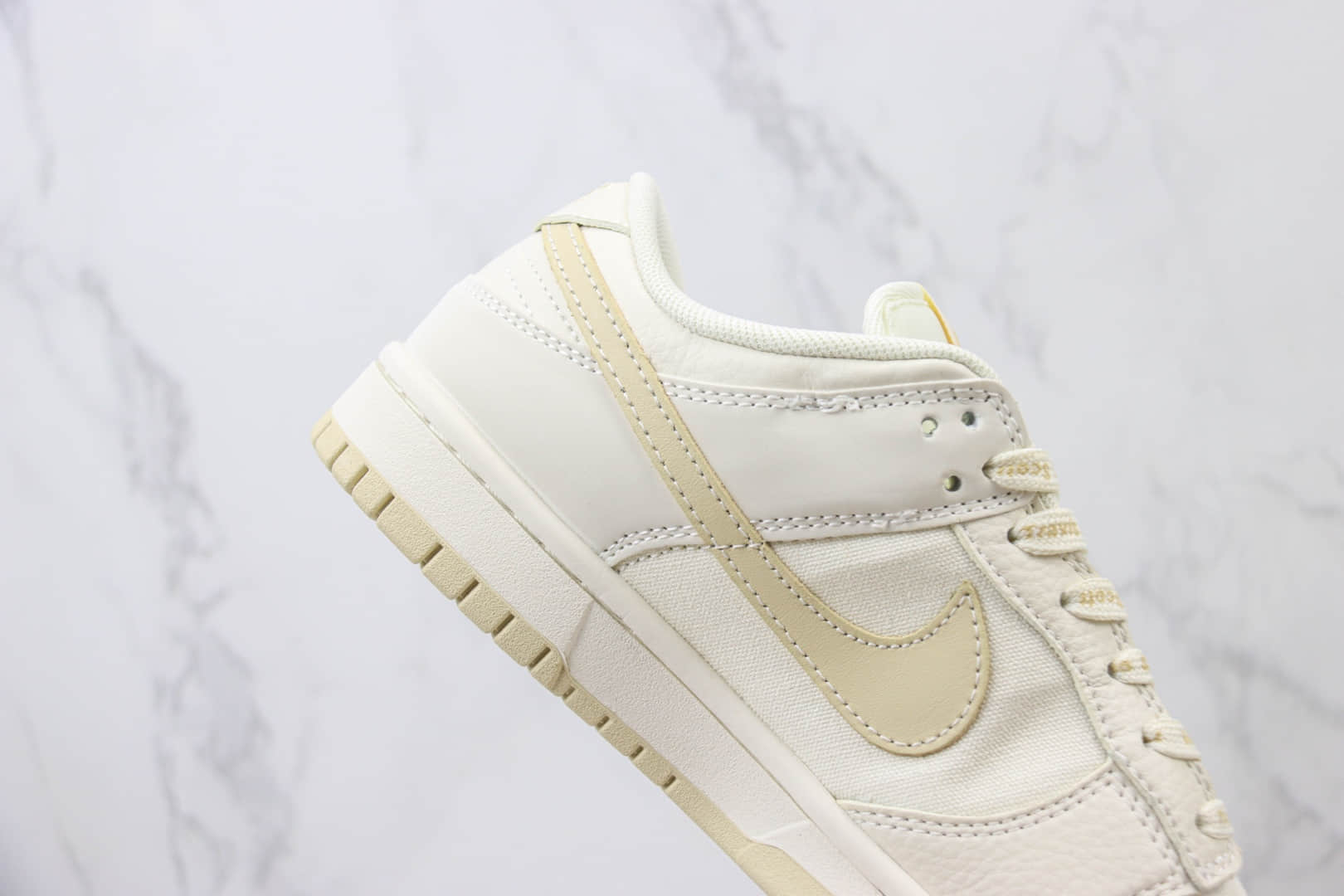 耐克Nike SB Dunk Low纯原版本TS联名SB Dunk米白卡其帆布低帮板鞋 莆田耐克代理 货号:DD1391-133