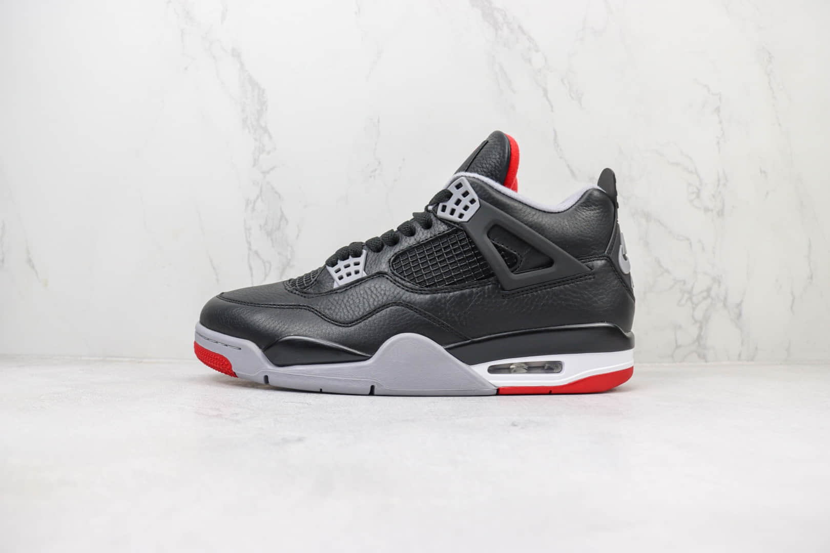 乔丹Air Jordan 4 “Bred Reimagined” 纯原版本AJ4新黑红篮球鞋 莆田AJ货源 (ID:100639) - 图片1