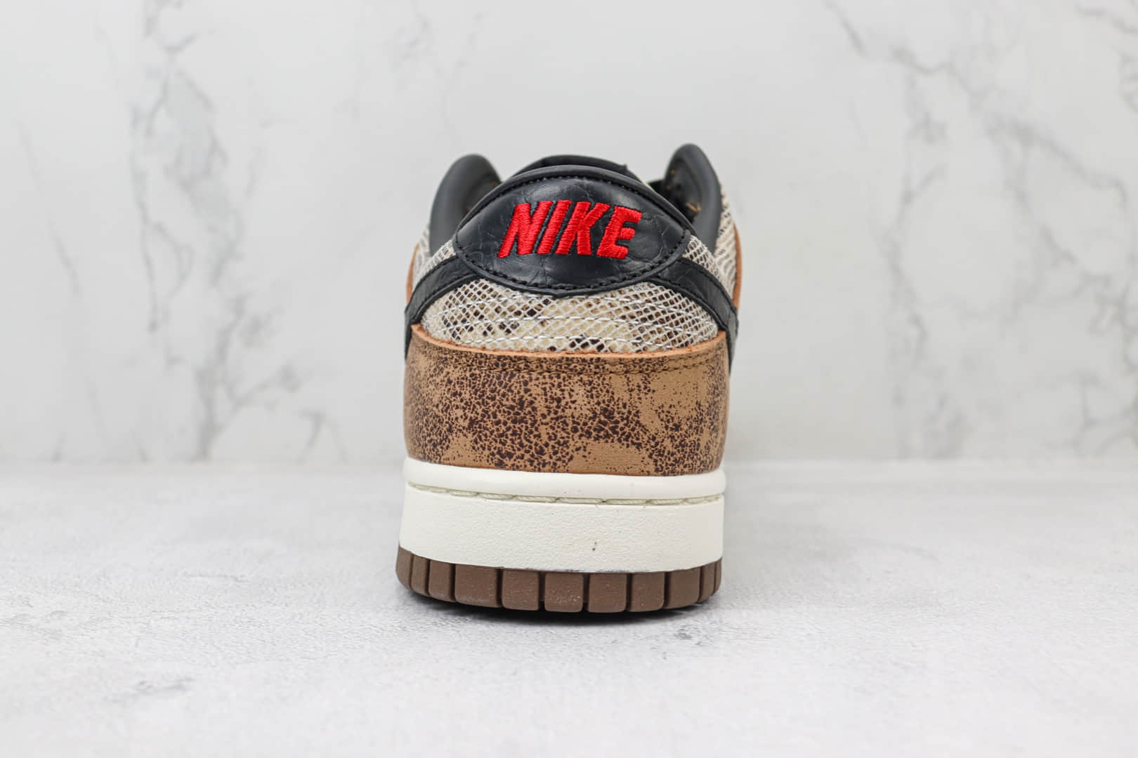 耐克Nike Dunk Low CO.JP纯原版本日本限定低帮Dunk摩卡黑棕蛇纹板鞋 莆田耐克工厂 货号:FJ5434-120