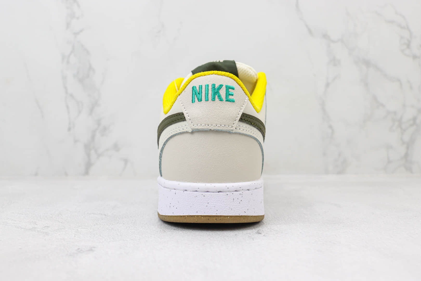 耐克Nike Court Vision Low纯原版本小空军米驼色板鞋 莆田复刻鞋货源 货号:FV3630-131