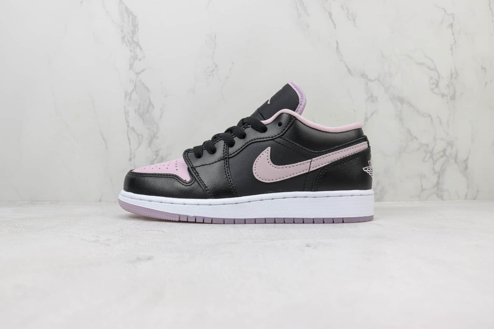 乔丹Air Jordan 1 Low纯原版本低帮AJ1黑粉篮球鞋 莆田AJ货源 货号:DV1333-051
