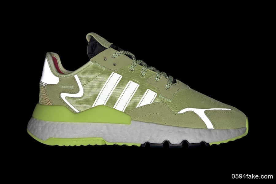 adidas Nite Jogger迎来荧光黄配色！简直太亮眼！ (ID:10089) - 图片1