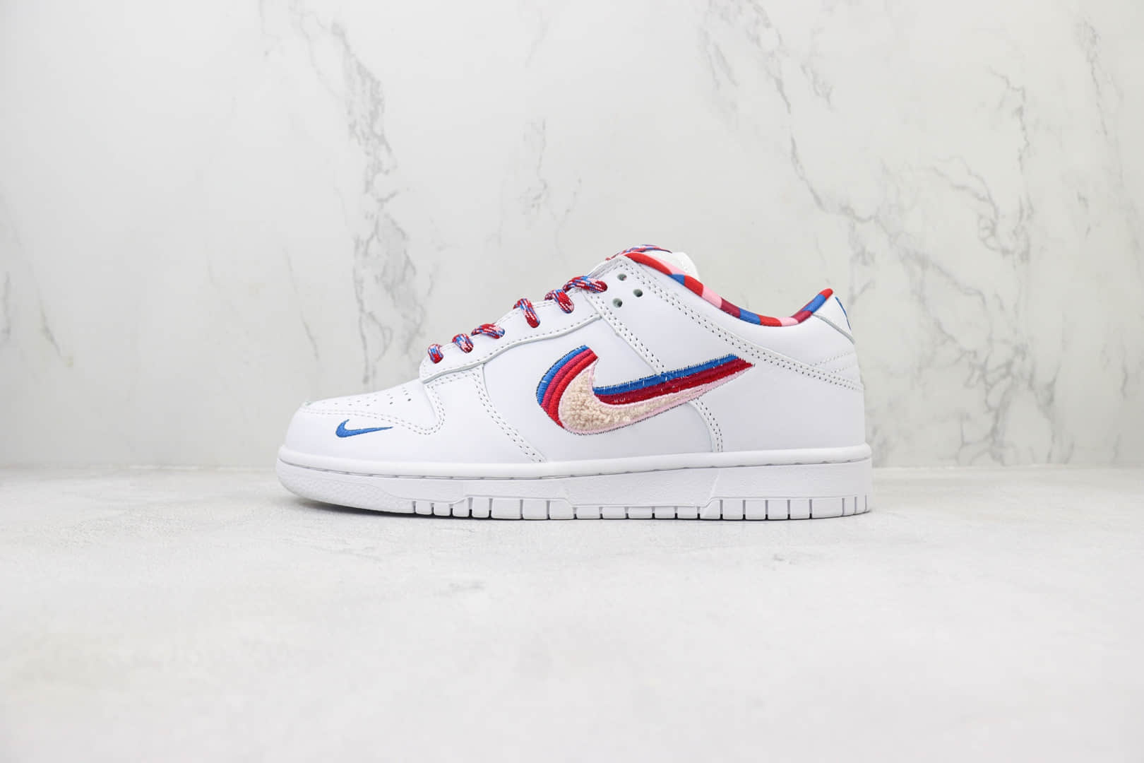 耐克Parra x Nike SB Dunk Low纯原版本低帮SB Dunk裸眼3D彩钩板鞋 莆田耐克货源 (ID:100932) - 图片1