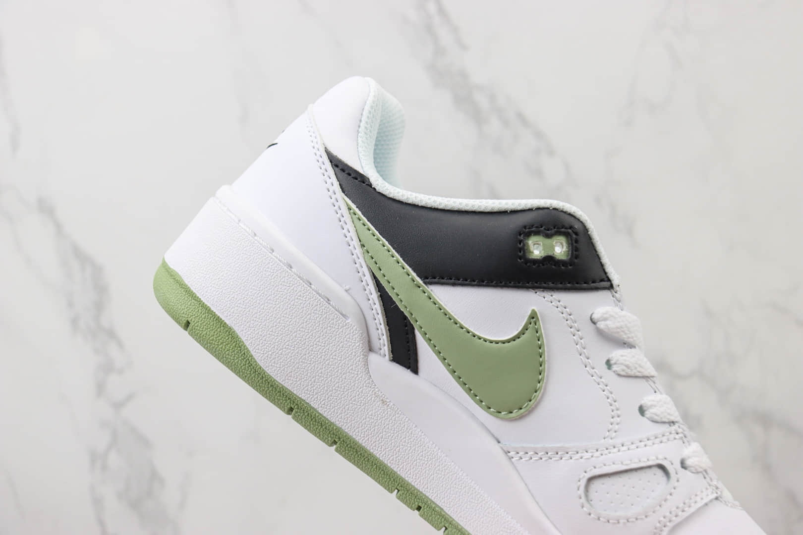 耐克Nike Air Alpha Force 88 “Billie Eilish”纯原版本白黑绿校园板鞋 莆田耐克工厂 货号:FB1362-106