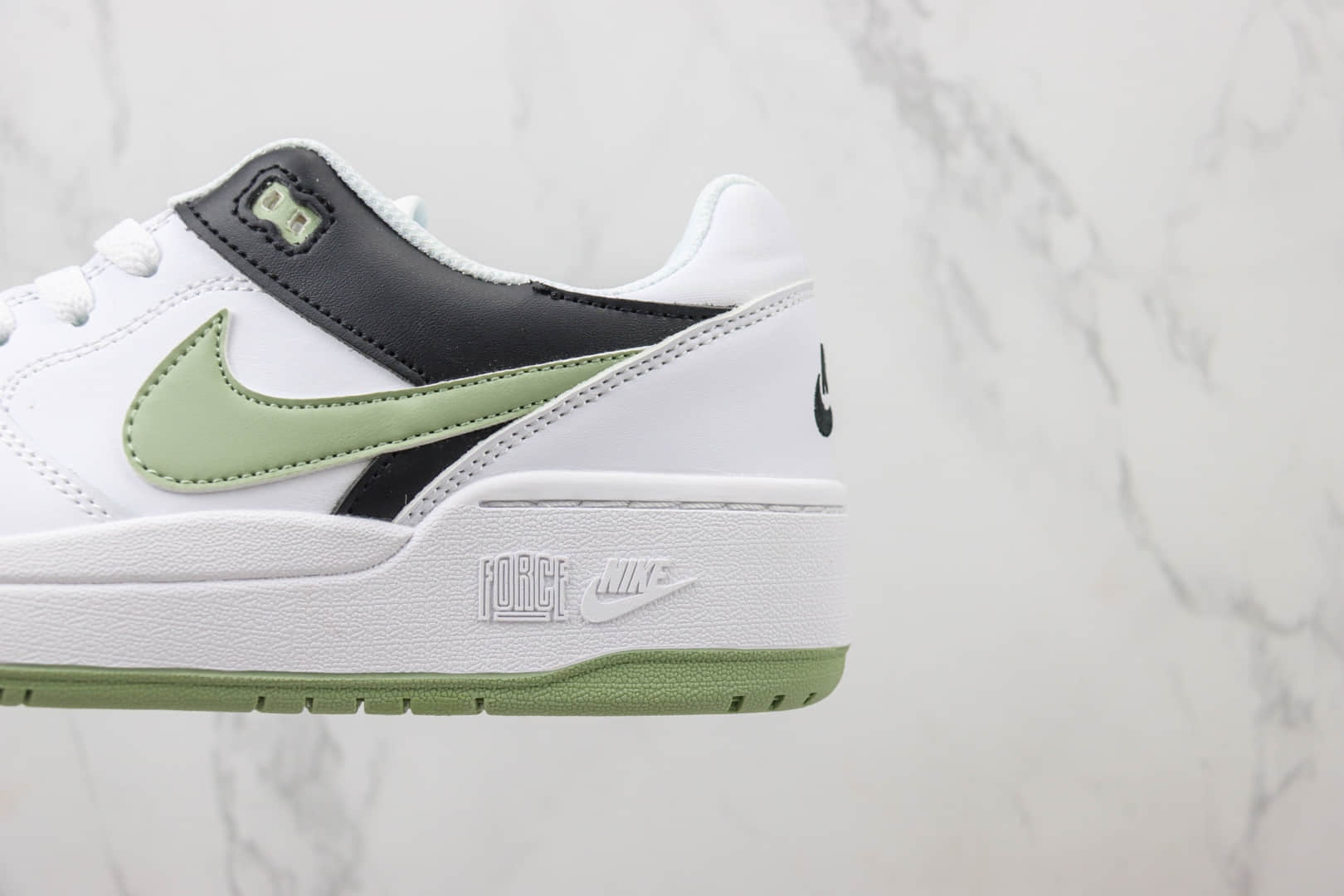 耐克Nike Air Alpha Force 88 “Billie Eilish”纯原版本白黑绿校园板鞋 莆田耐克工厂 货号:FB1362-106