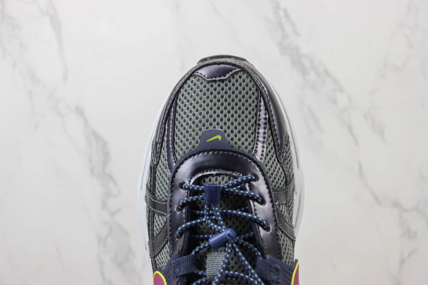 耐克Nike V2K Runtekk纯原版本V2K黑蓝紫复古跑鞋 莆田耐克货源 货号:FV6602-400