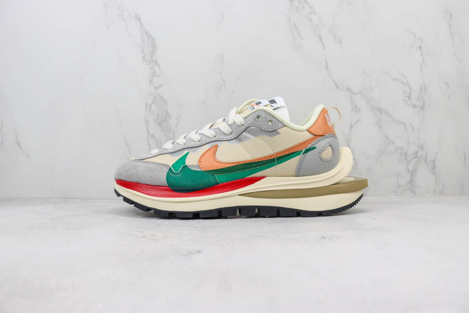 耐克Sacai x Nike VaporWaffle 3.0纯原版本华夫鞋3.0米桔色走秀鞋 莆田耐克货源 (ID:101118) - 图片1