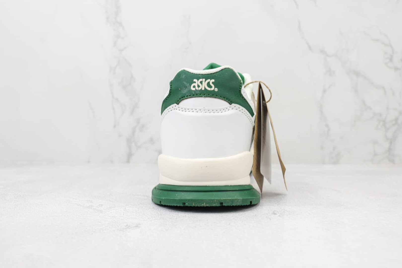 亚瑟士Asics Gel-Spotlyte Low纯原版本莱特系列白绿复古篮球鞋 莆田复刻鞋货源 货号:1203A397-102
