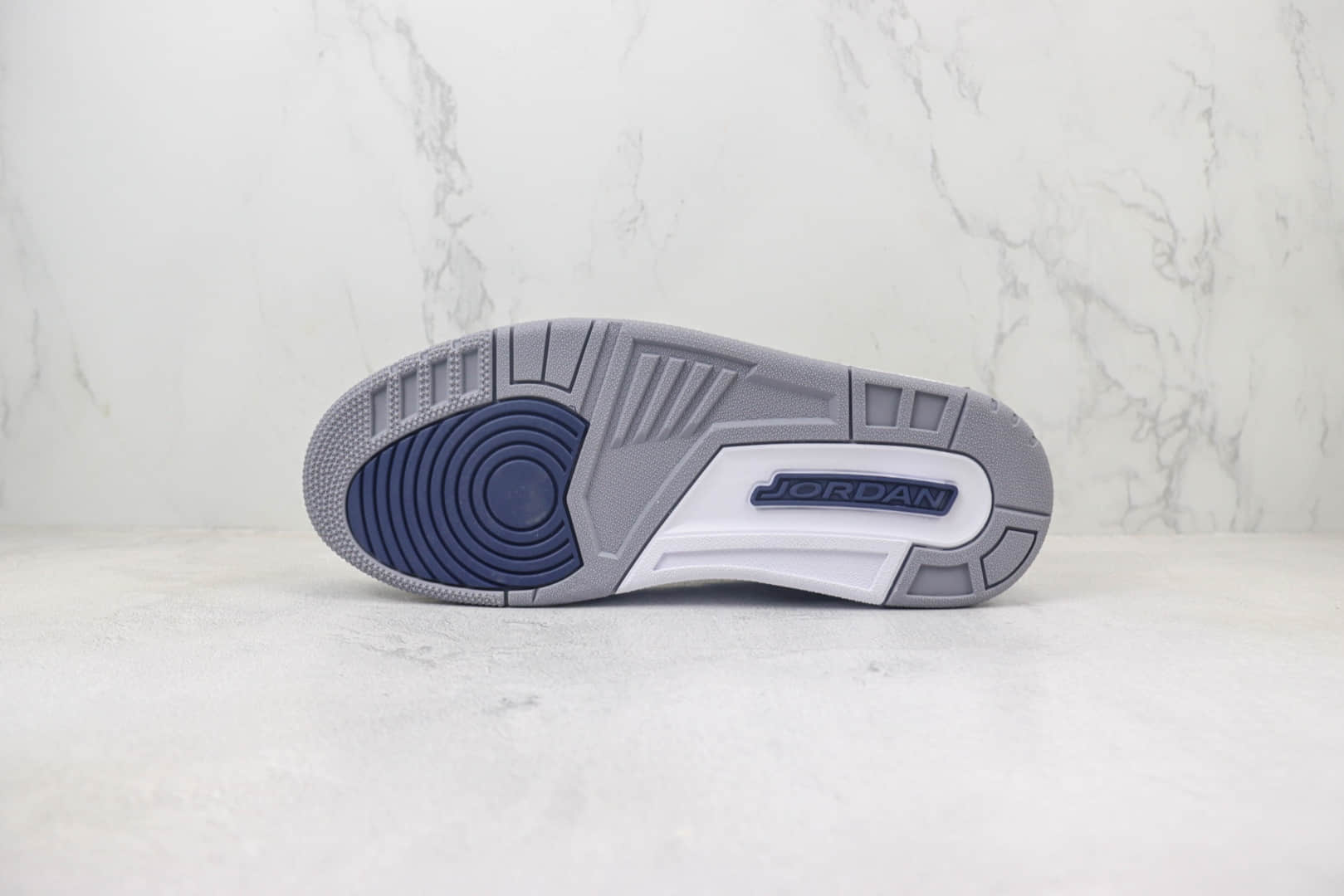 乔丹Air Jordan 3 “Midnight Navy”纯原版本AJ3午夜蓝篮球鞋 莆田AJ货源 货号:CT8532-140