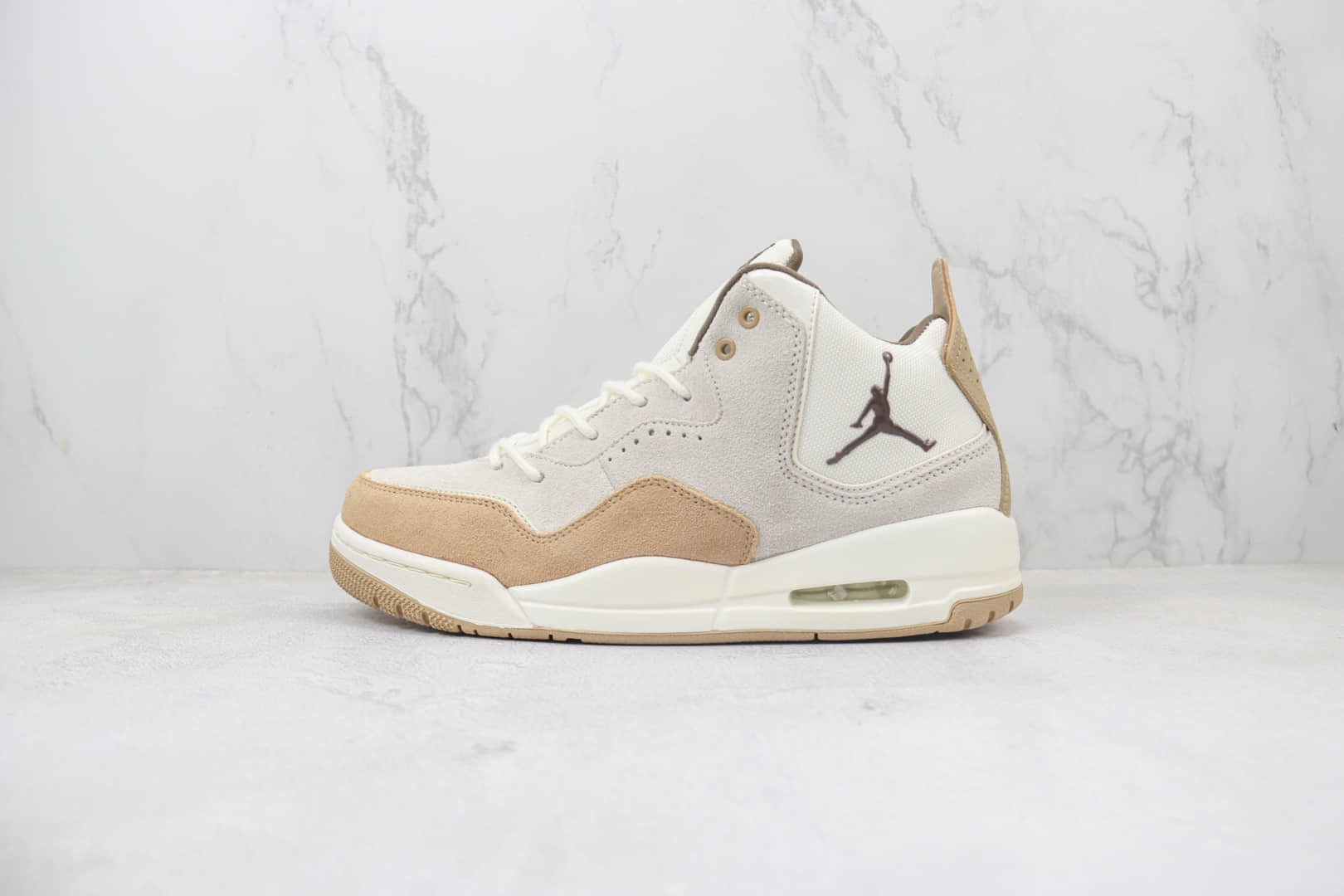 乔丹Air Jordan Courtside 23纯原版本AJ23白灰卡其篮球鞋 莆田耐克工厂 (ID:101625) - 图片1