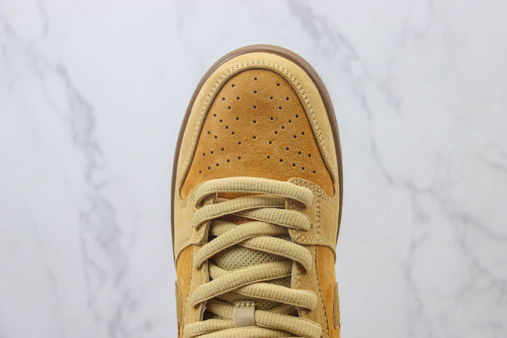 耐克Nike SB Dunk Low纯原版本低帮SB Dunk小麦棕板鞋 莆田耐克代理 货号:883232-700