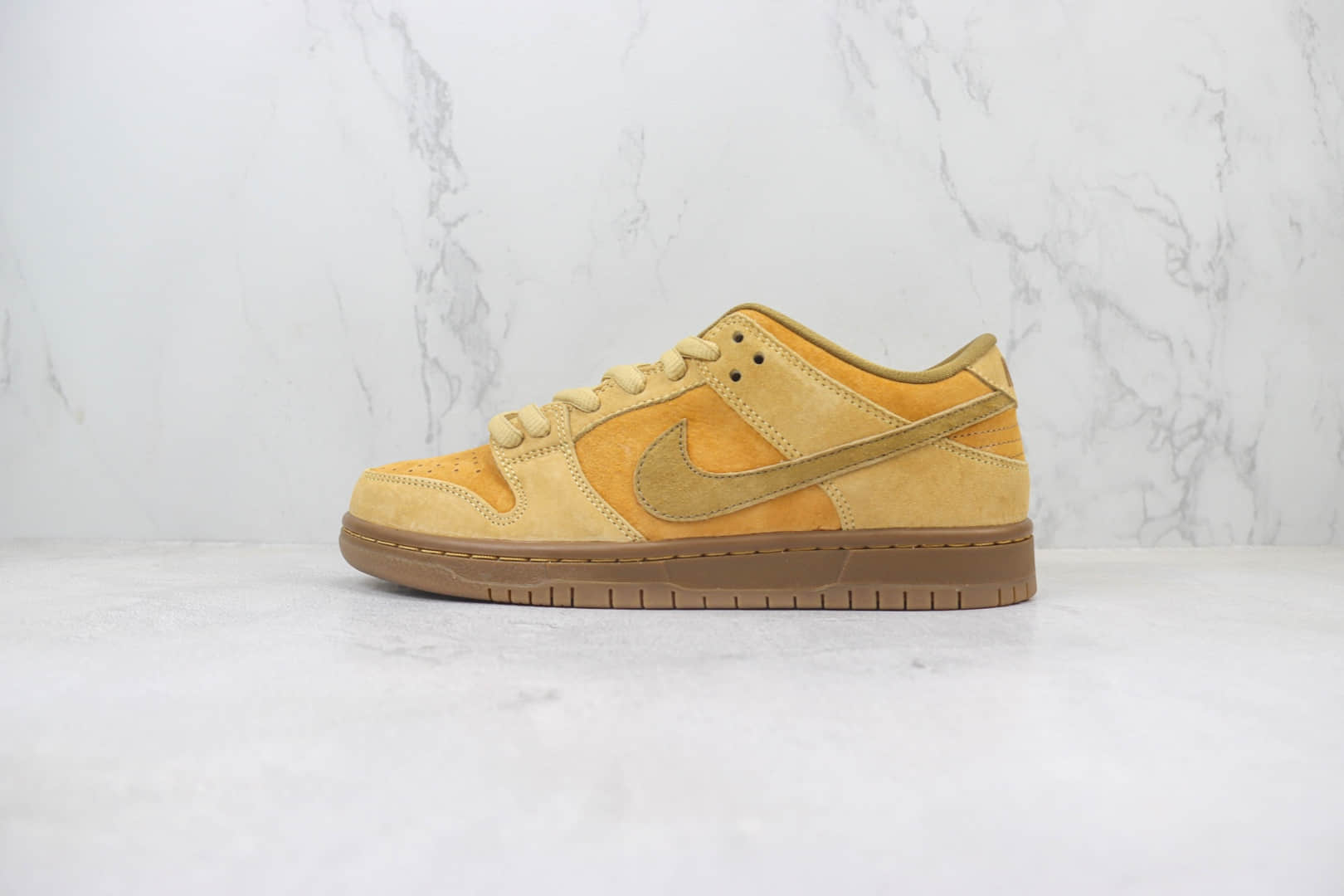 耐克Nike SB Dunk Low纯原版本低帮SB Dunk小麦棕板鞋 莆田耐克代理 货号:883232-700