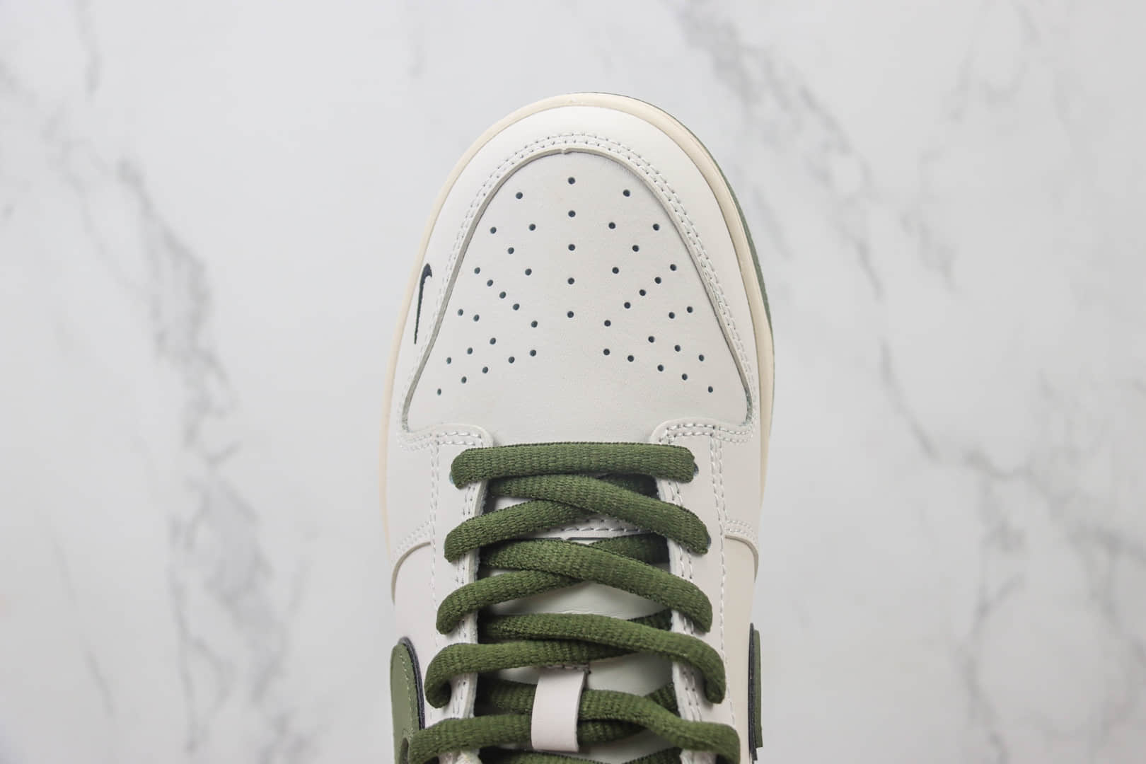 耐克Nike SB Dunk Low纯原版本低帮SB Dunk灰白绿板鞋 莆田耐克代理 货号:DD1391-121
