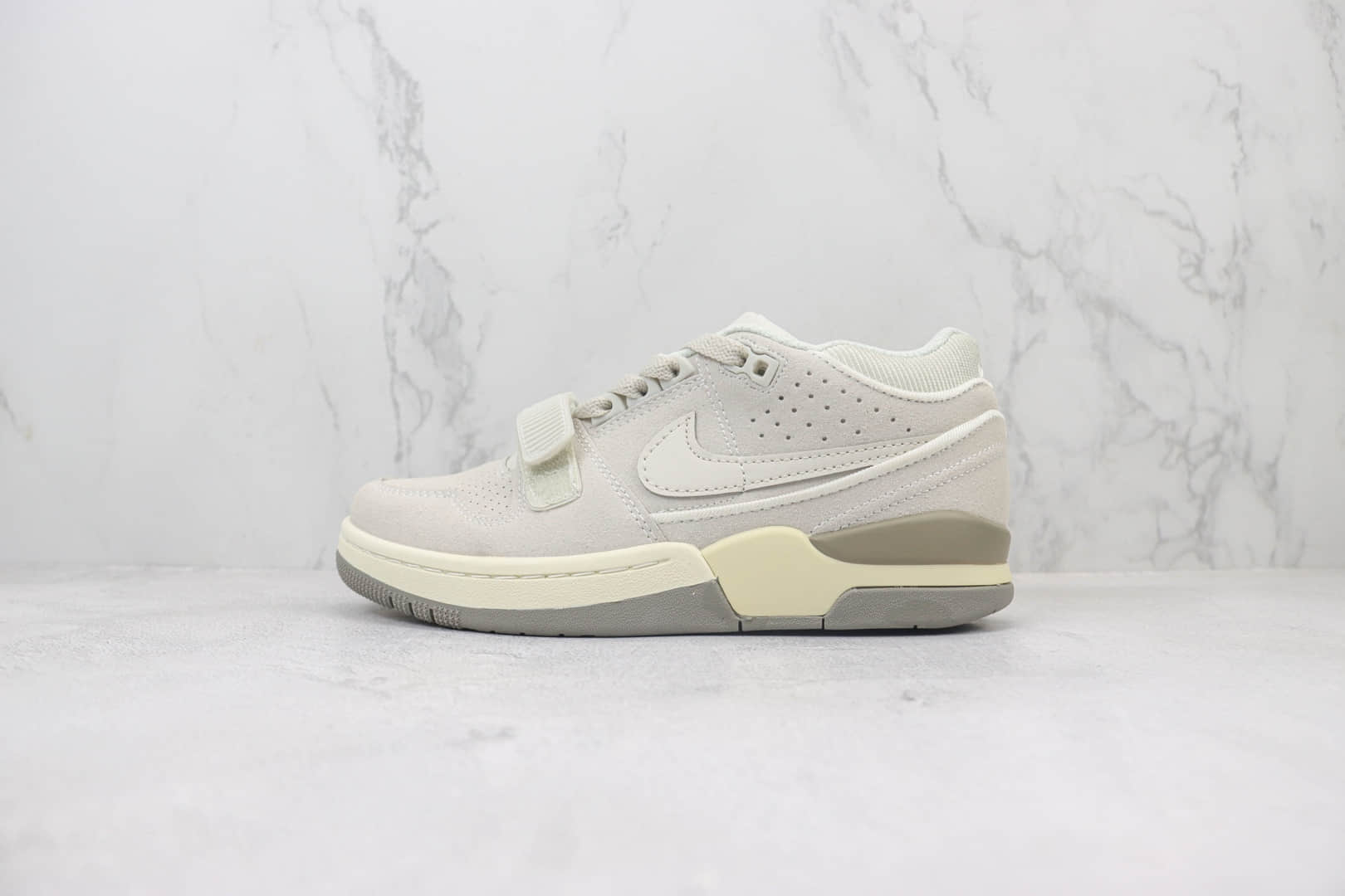 耐克Billie Eilish x Nike Air Alpha Force 88纯原版本碧梨联名浅灰色板鞋 莆田耐克工厂 (ID:101994) - 图片1