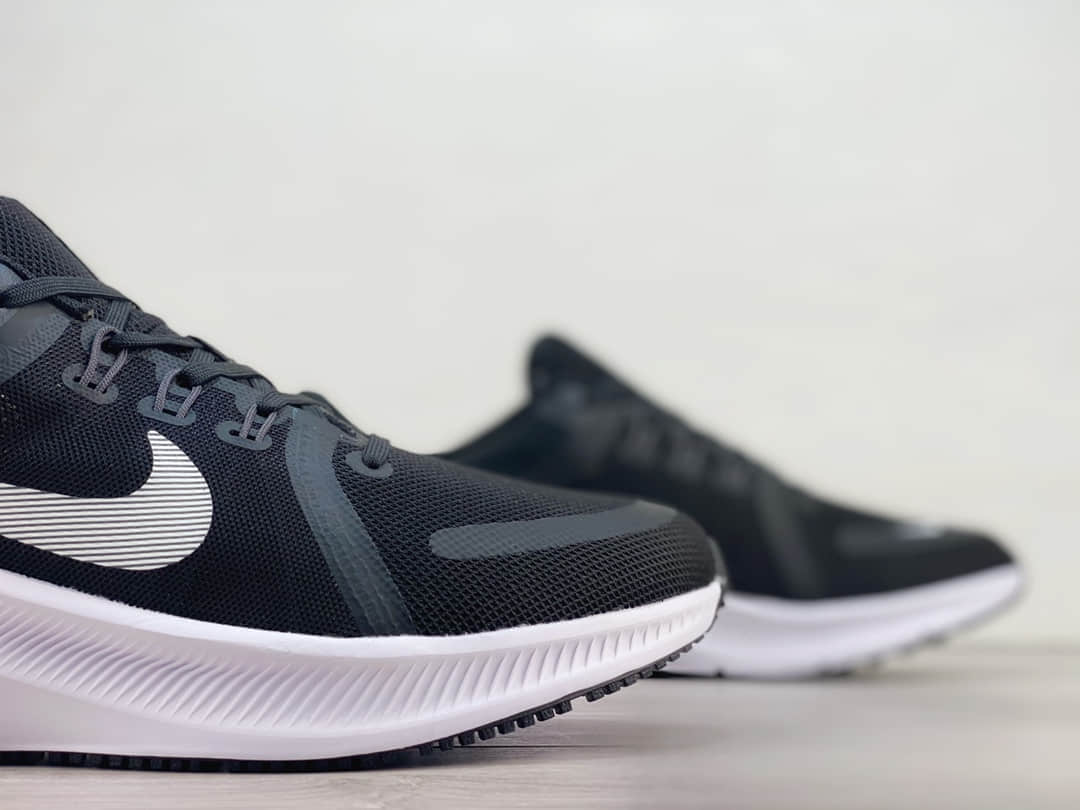 耐克Nike Zoom Quest 4纯原版本极致4代黑色网面透气跑鞋 莆田耐克货源 货号:DA1105-006