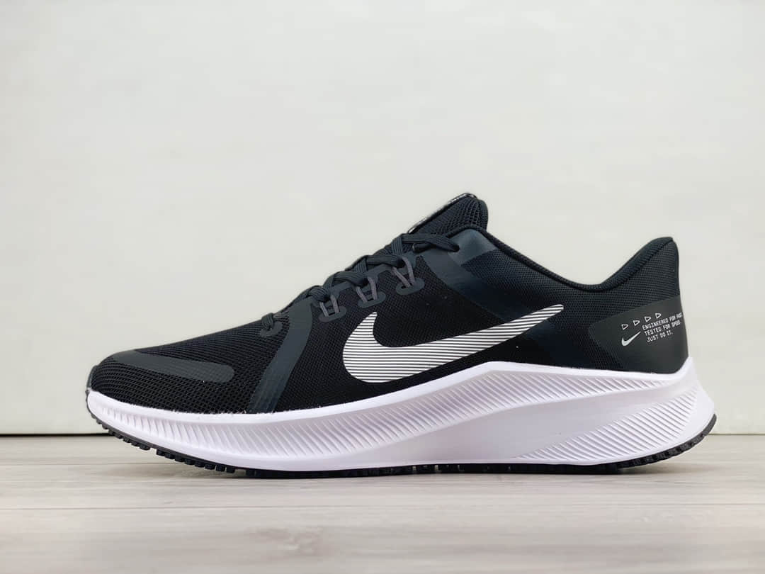 耐克Nike Zoom Quest 4纯原版本极致4代黑色网面透气跑鞋 莆田耐克货源 货号:DA1105-006