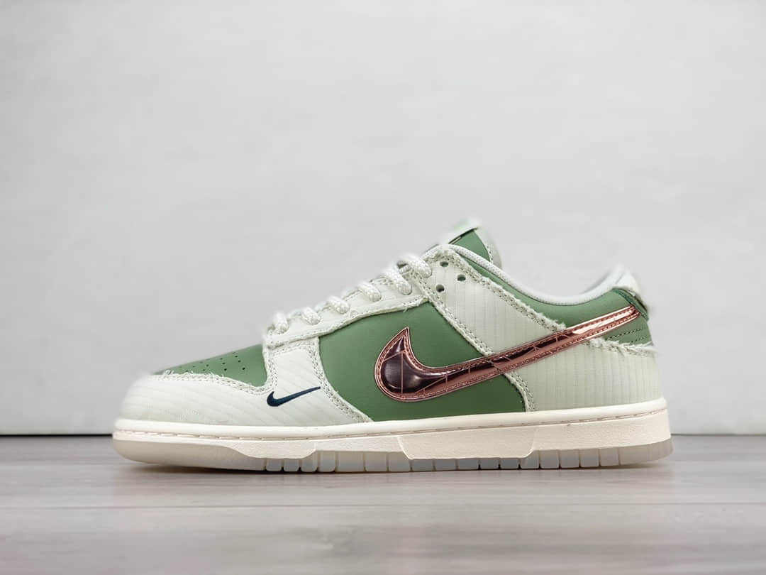 耐克Kyler Murray x Nike Dunk Low“Be 1 of One”纯原版本低帮Dunk橄榄金属玫瑰金钩板鞋 莆田耐克货源 (ID:102060) - 图片1