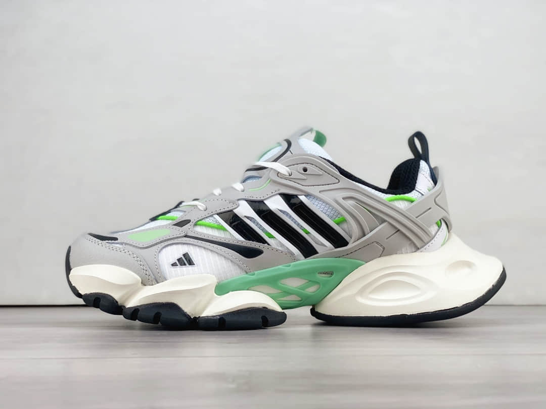 阿迪达斯adidas Vento XLG Deluxe纯原版本灰绿色复古老爹鞋 莆田阿迪达斯货源 (ID:102100) - 图片1