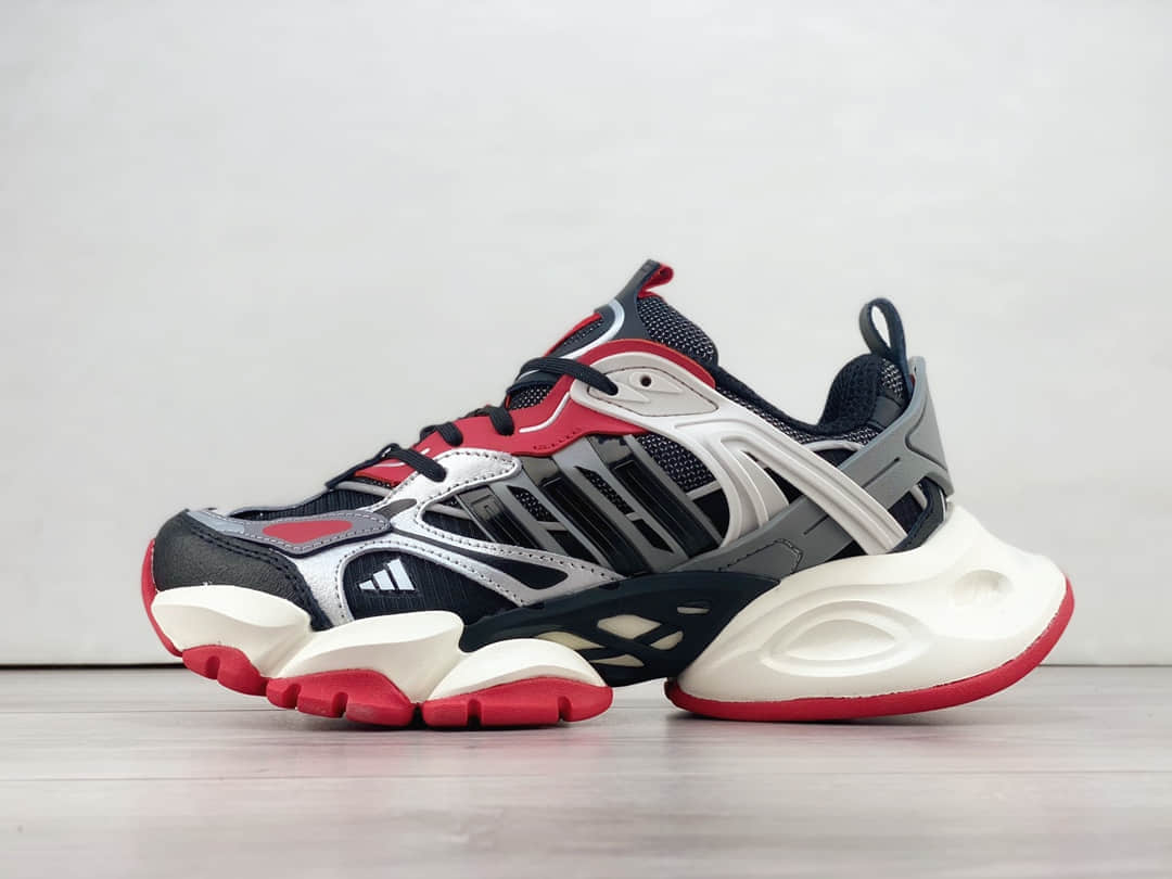 阿迪达斯adidas XLG Runner Deluxe纯原版本黑红色复古老爹鞋 莆田阿迪达斯代理 (ID:102188) - 图片1