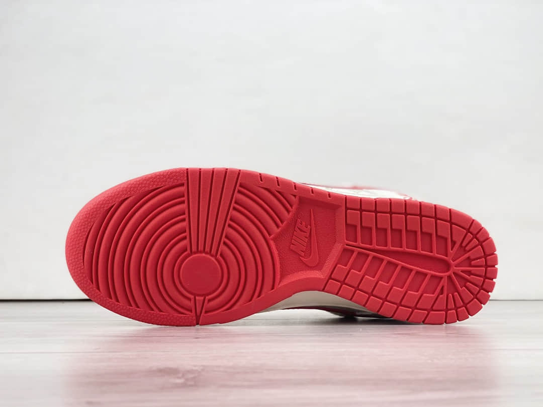 耐克Nike SB Dunk Low纯原版本LV联名SB Dunk中国红绑带低帮板鞋 莆田耐克代理 货号:SJ2068-228