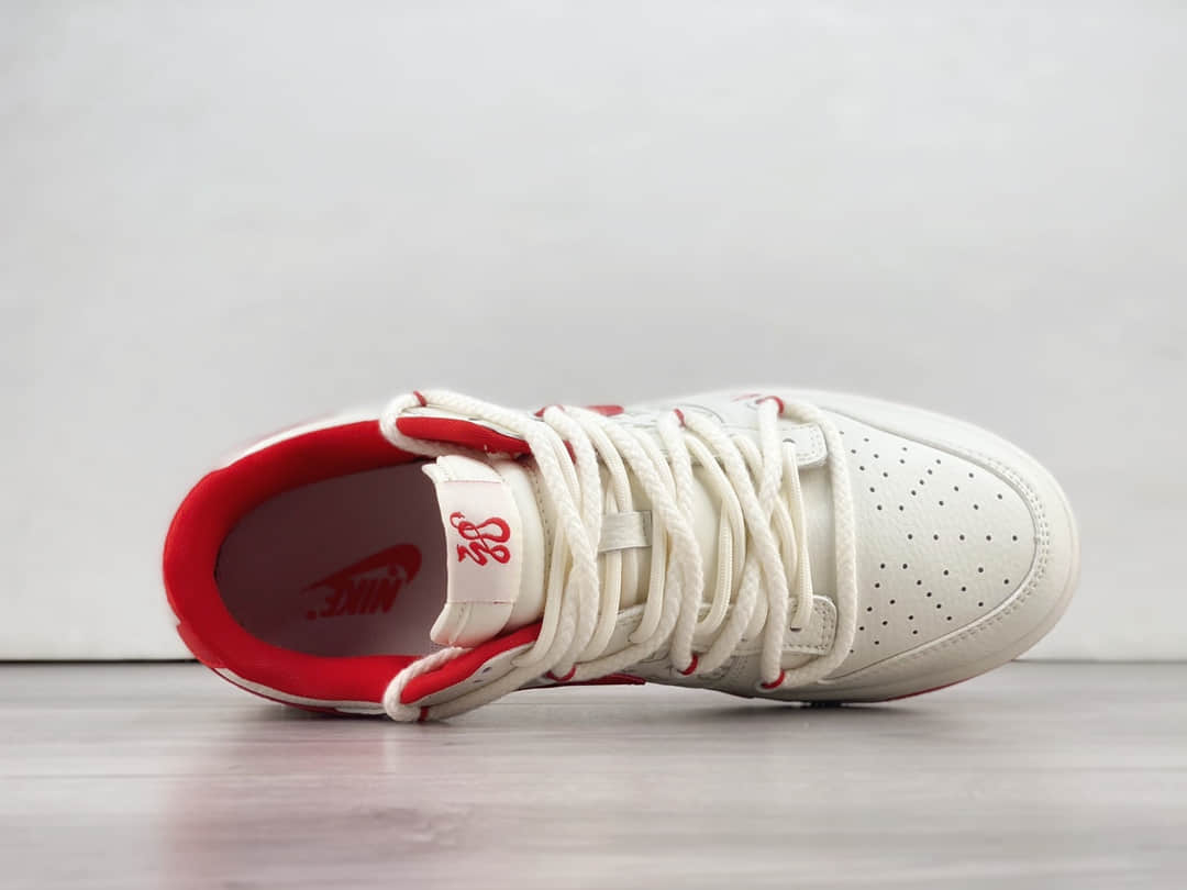 耐克Nike SB Dunk Low纯原版本LV联名SB Dunk中国红绑带低帮板鞋 莆田耐克代理 货号:SJ2068-228