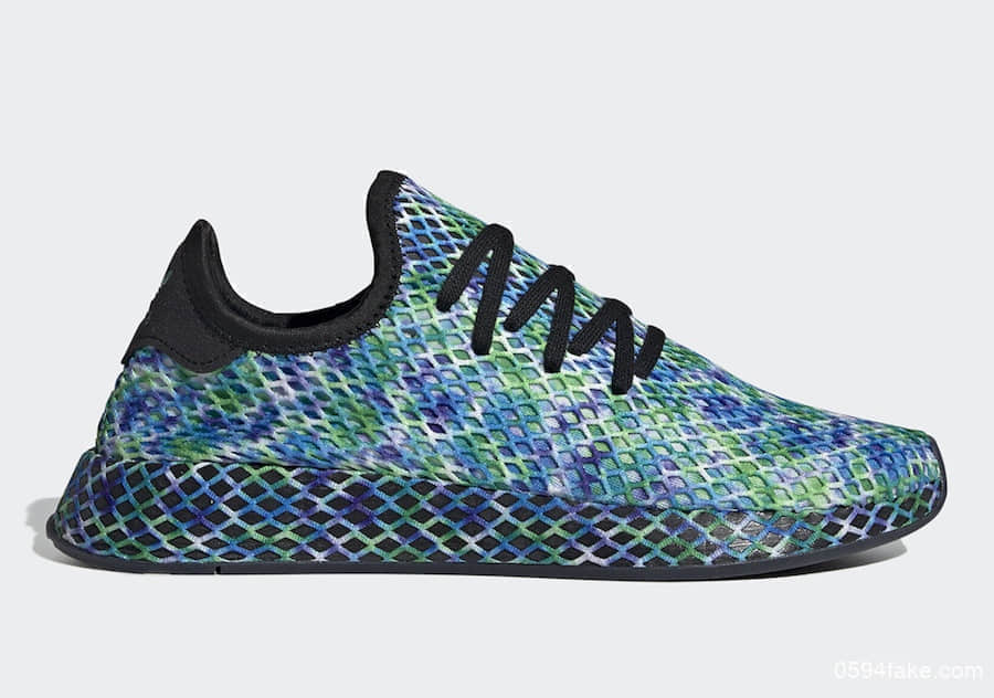 adidas Deerupt新配色释出!蓝绿色鞋面看起来超梦幻! 货号:EE5671