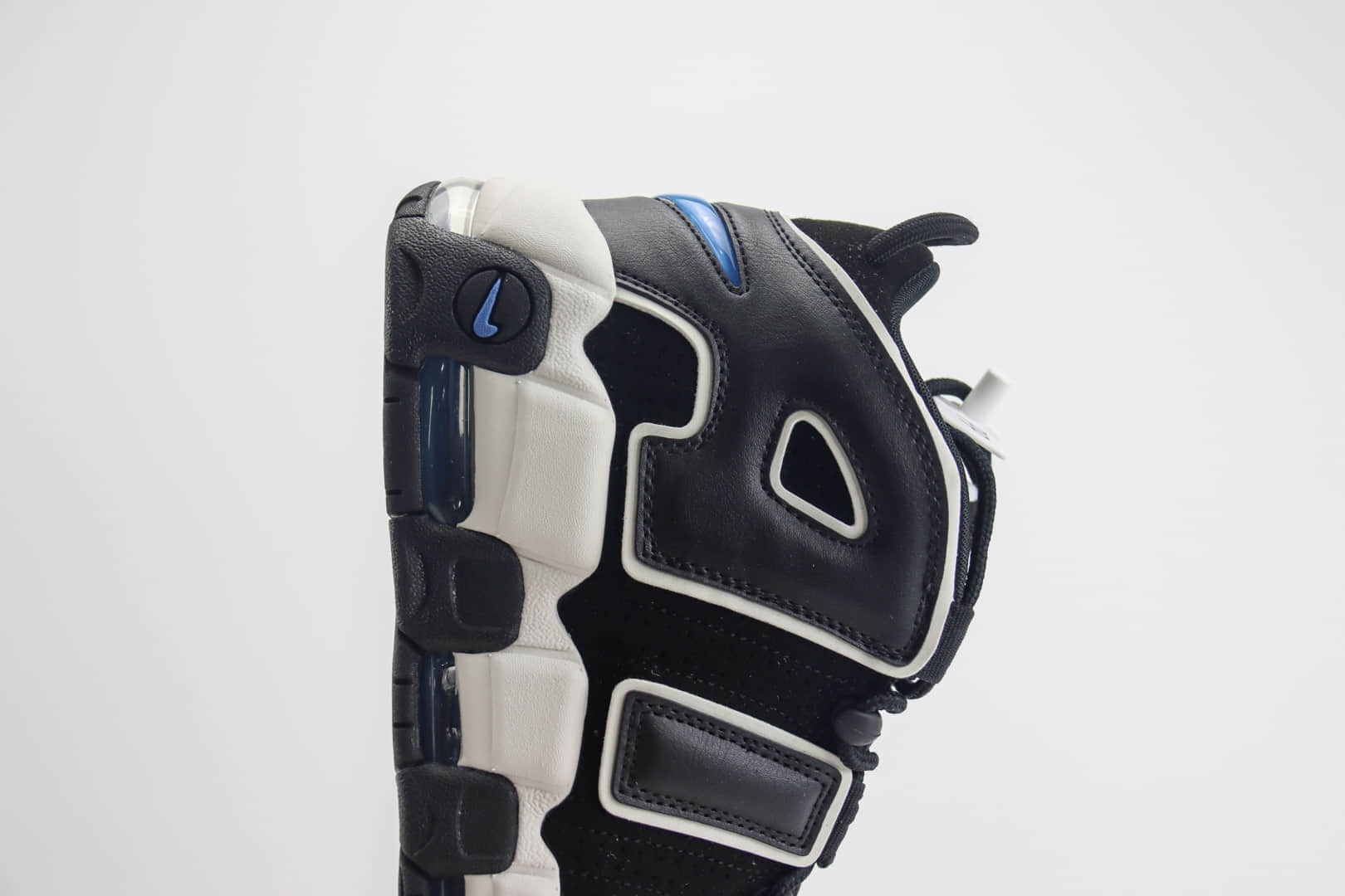 耐克Nike Air More Uptempo纯原版本皮蓬大AIR黑白复古篮球鞋 莆田耐克代理 货号:FB8883-001