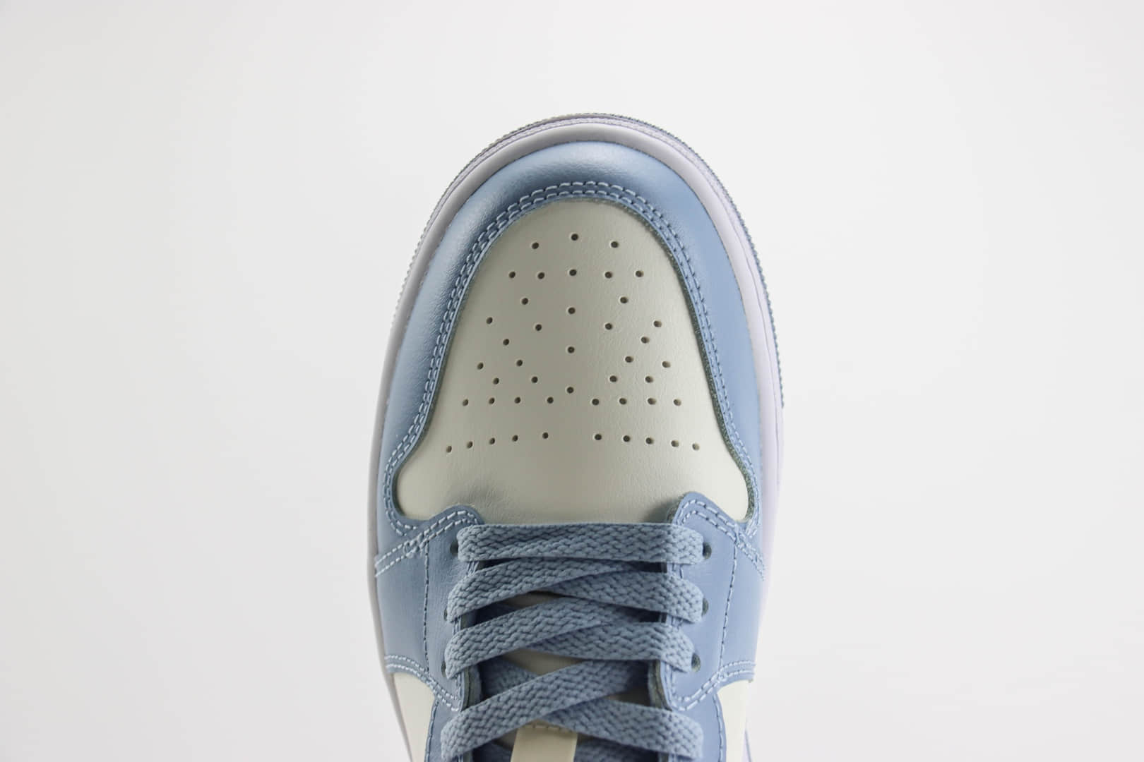 乔丹Air Jordan 1 Low纯原版本低帮AJ1浅蓝白沙丘红色板鞋篮球鞋 莆田AJ货源 货号:DC0774-164