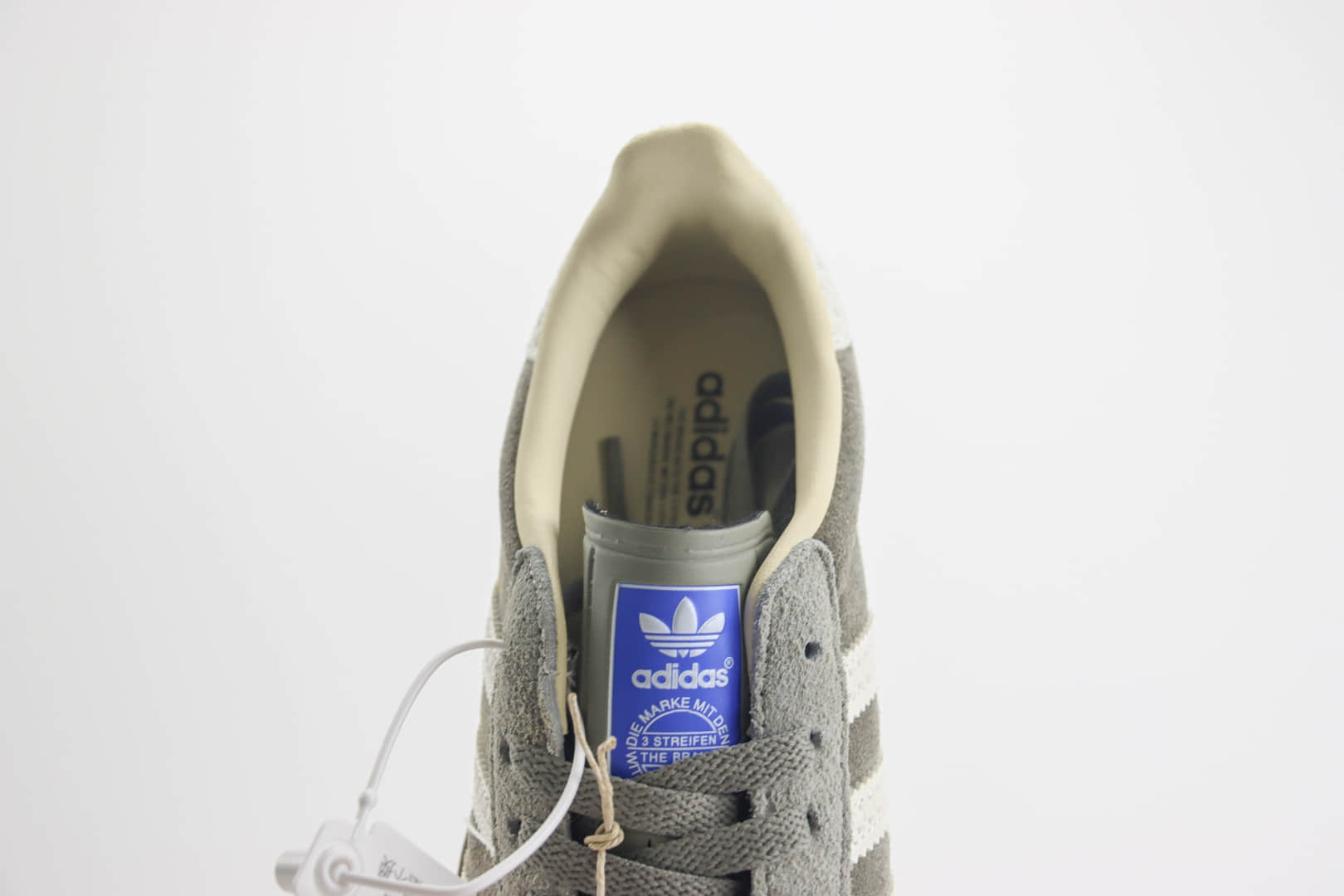 阿迪达斯adidas originals Gazelle Indoor纯原版本三叶草桑巴深灰色板鞋 莆田阿迪达斯工厂 货号:IF1807