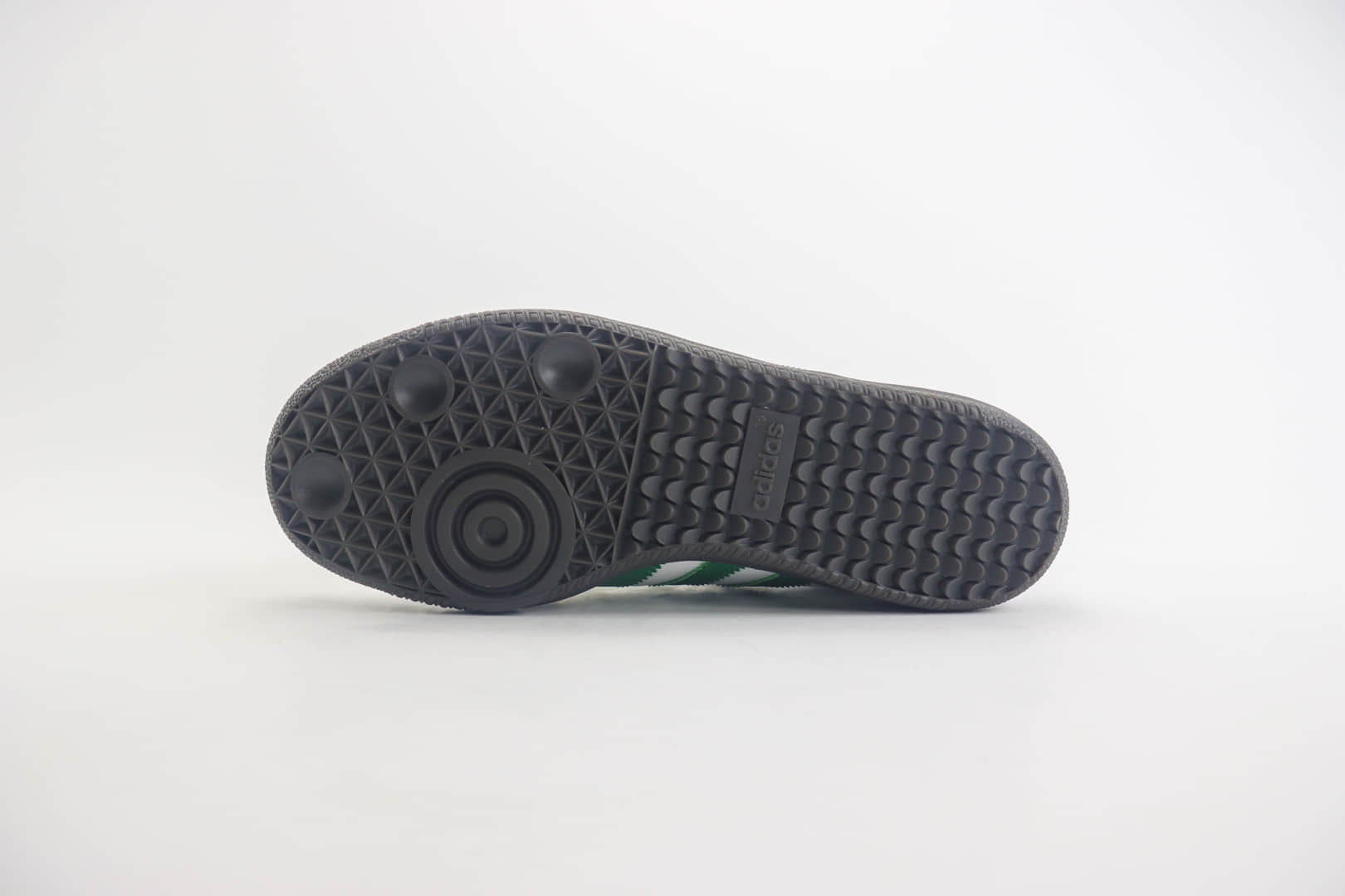 阿迪达斯adidas Originals Samba OG纯原版本三叶草桑巴白绿色德训鞋 莆田阿迪达斯货源 货号:IG1024