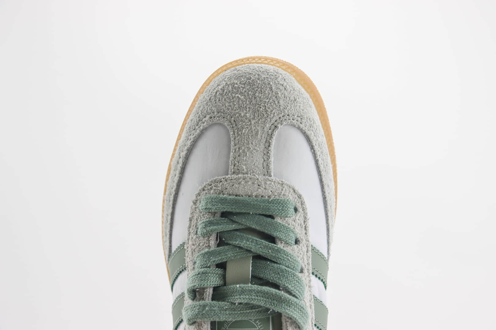 阿迪达斯adidas Samba OG纯原版本桑巴白绿色复古板鞋 莆田阿迪达斯货源 货号:ID0492