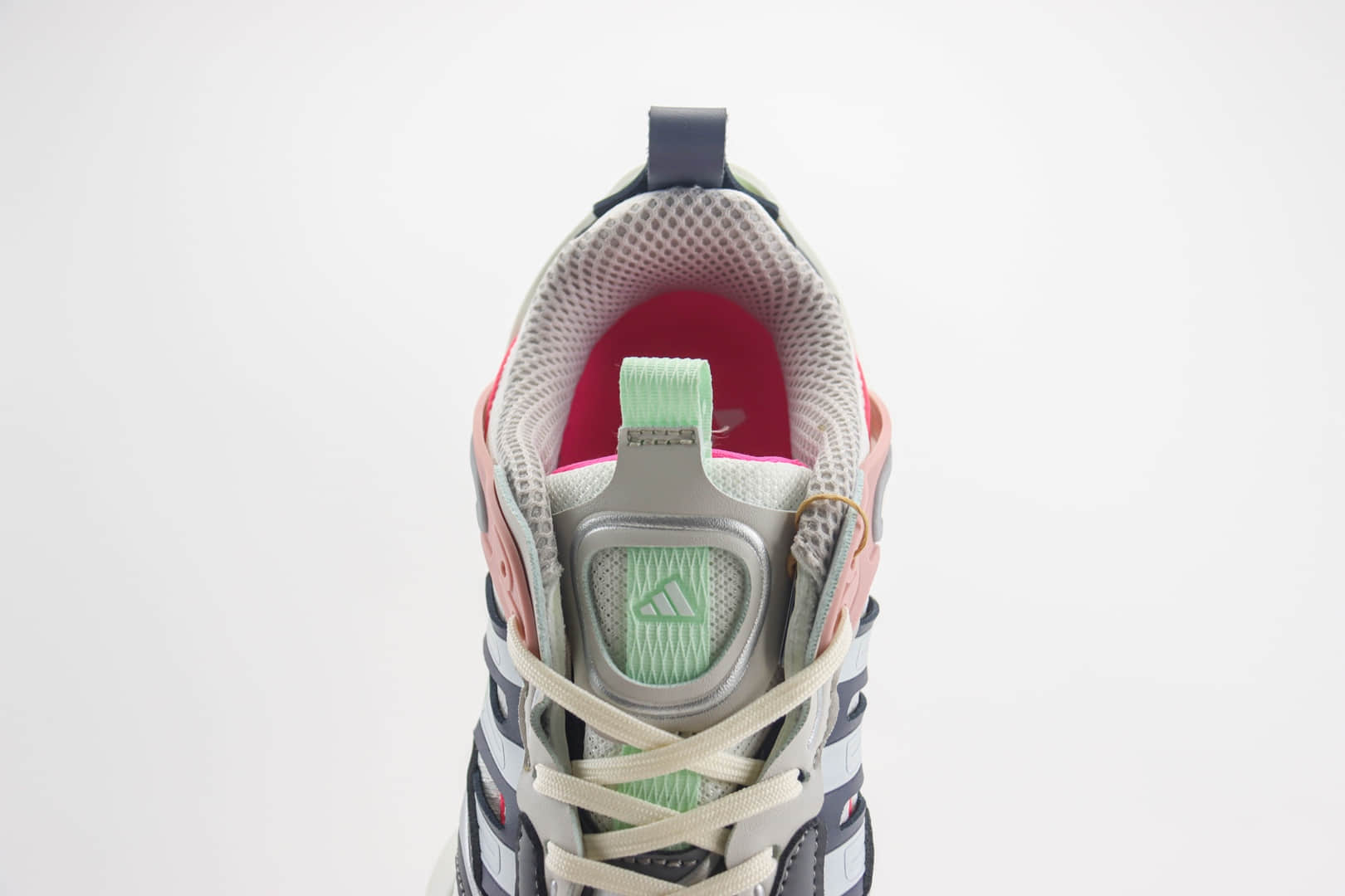 阿迪达斯adidas Vento XLG Runner Deluxe纯原版本跑步者白灰粉厚底老爹鞋 莆田复刻鞋货源 货号:IH7797