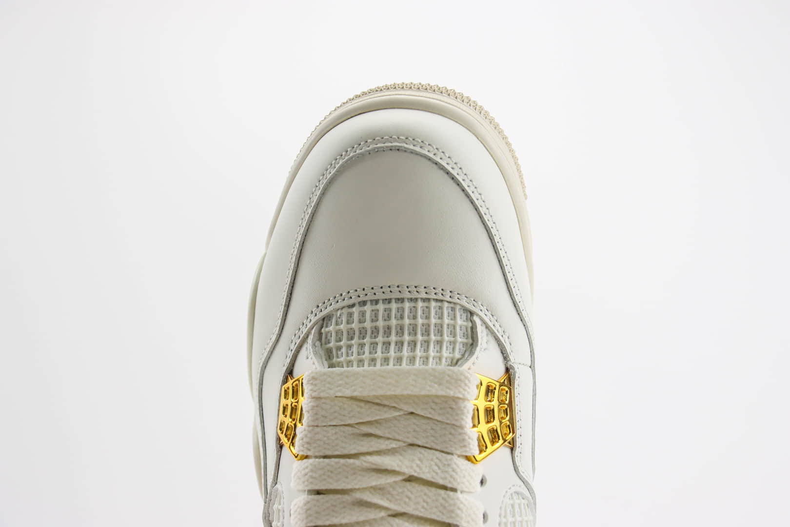 乔丹Air Jordan 4 Retro “Vivid Sulfur”纯原版本AJ4米白金男子篮球鞋 莆田AJ货源 货号:AQ9129-170